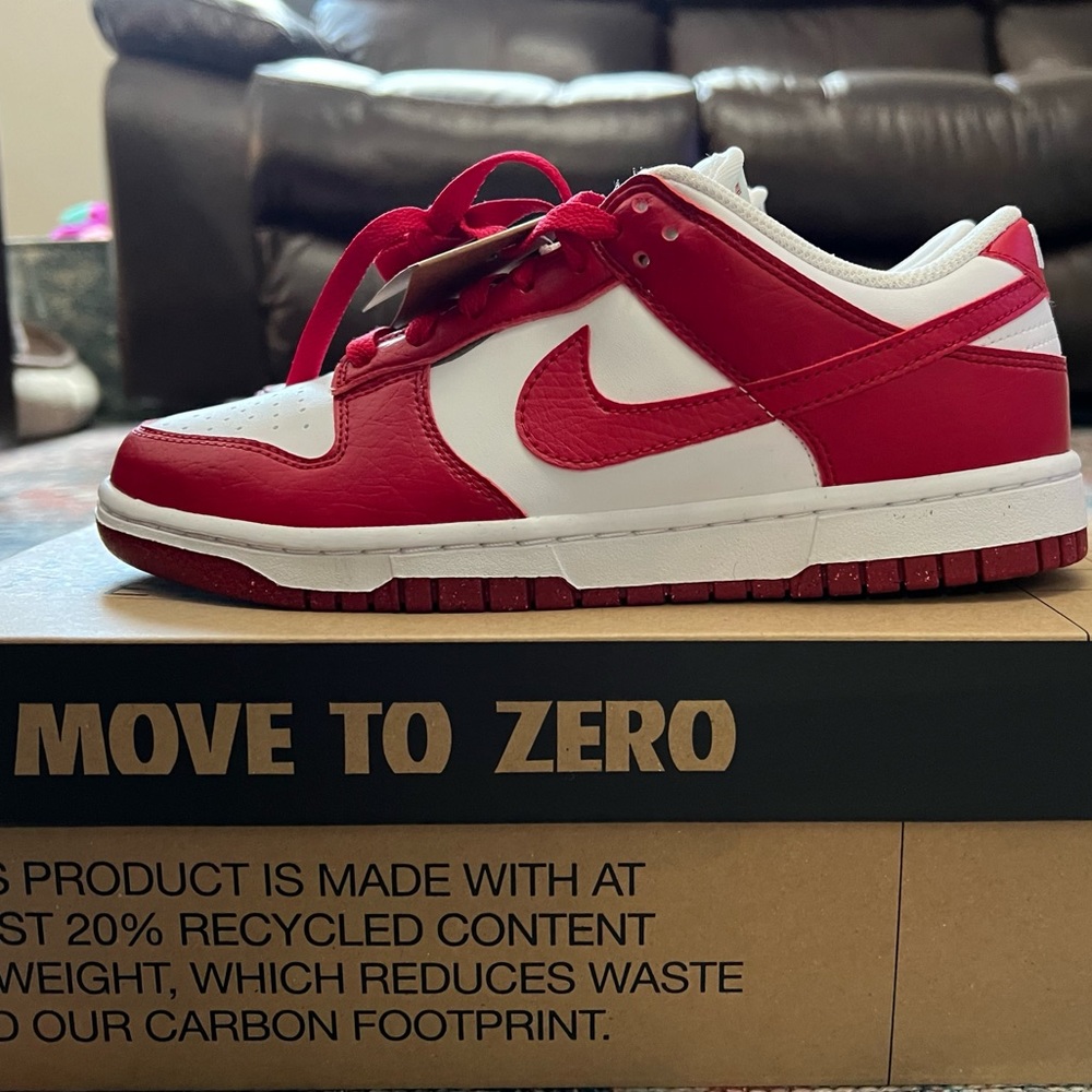 Womens nike dunk next to nature red